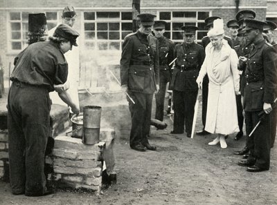 Observando a las chicas de A.T.S. trabajando... Escuela de cocina del ejército en Aldershot de Unbekannt