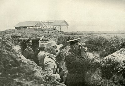 Observando la batalla en Francia de Unbekannt