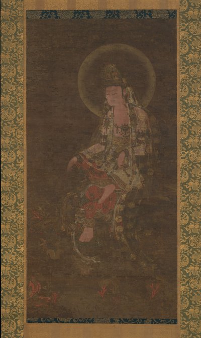 Avalokiteshvara de la luna de agua, siglo XIV de Unbekannt