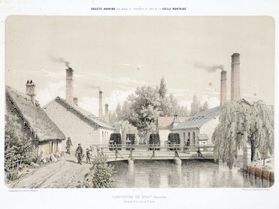 Energía hidráulica, antes de 1900, laminadores en Bray, Francia de Unbekannt