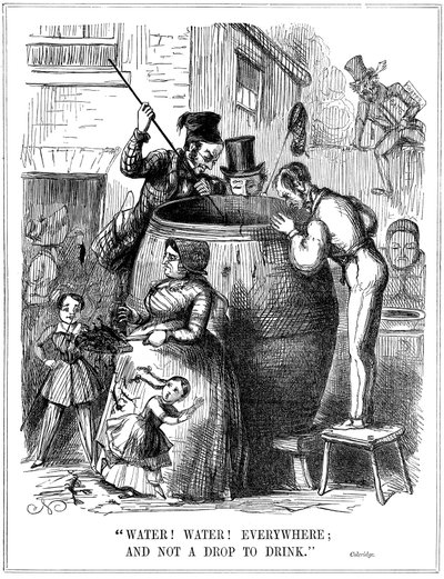 ¡Agua! ¡Agua! Por todas partes, y ni una gota para beber, 1849 de Unbekannt