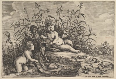 Agua de Los cuatro elementos, después de Avont, 1647 de Unbekannt
