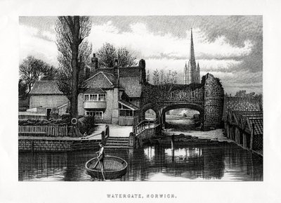 Watergate, Norwich, 1896 de Unbekannt