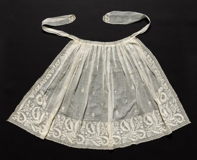 Delantal de boda, c. 1830s de Unbekannt