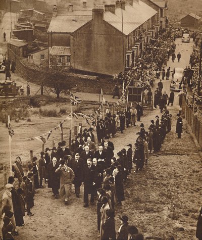 Bienvenido a Monmouthshire - El Rey Eduardo en Abertillery, Nov 1936 1937 de Unbekannt