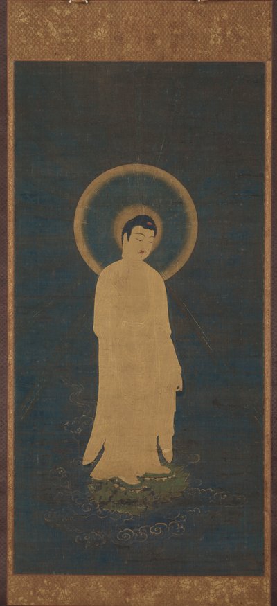 Descenso de bienvenida de Amida Buda, 1270-1333 de Unbekannt