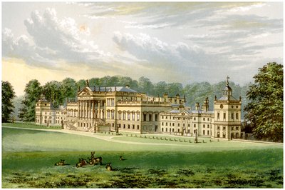 Wentworth Woodhouse, Yorkshire, hogar del Conde Fitzwilliam, c. 1880 de Unbekannt