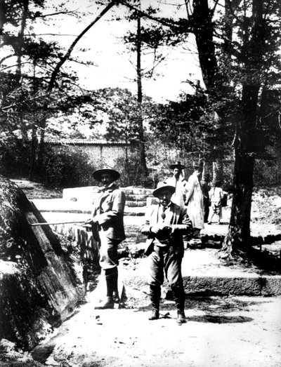 Visitantes occidentales a Corea, 1900 de Unbekannt