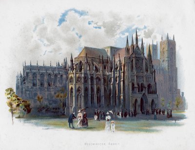 Abadía de Westminster, Londres, finales del siglo XIX de Unbekannt