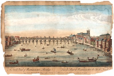 Puente de Westminster, Londres, 1753 de Unbekannt