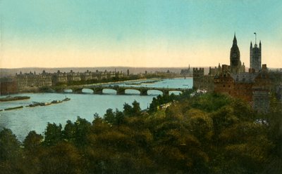 Puente de Westminster, Londres, c1910 de Unbekannt