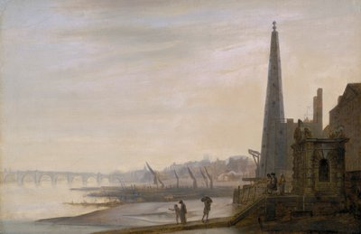 Westminster desde York Stairs, c1780 de Unbekannt