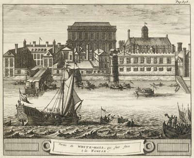 Whitehall, Westminster, Londres, 1707 de Unbekannt