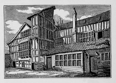 Casa de Whittington en Swithins Passage, Moor Lane, Ciudad de Londres, 1823 de Unbekannt