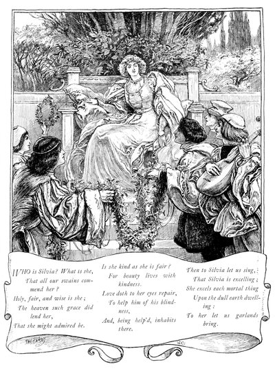 ¿Quién es Silvia?, 1895 de Unbekannt