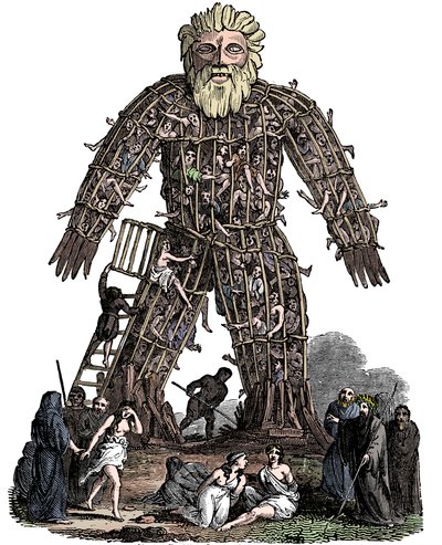 Hombre de mimbre, siglo I d.C., 1832 de Unbekannt
