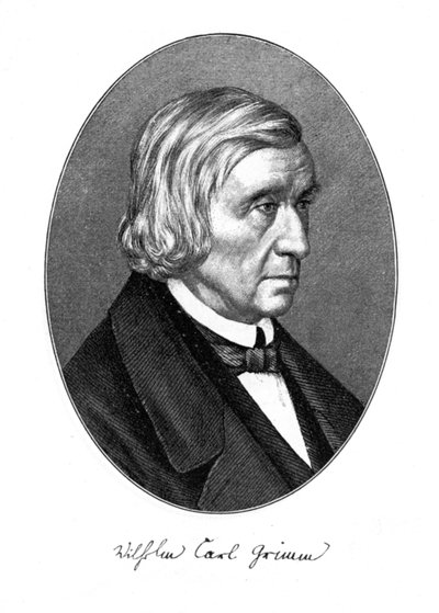 Wilhelm Carl Grimm, autor alemán, 1887 de Unbekannt
