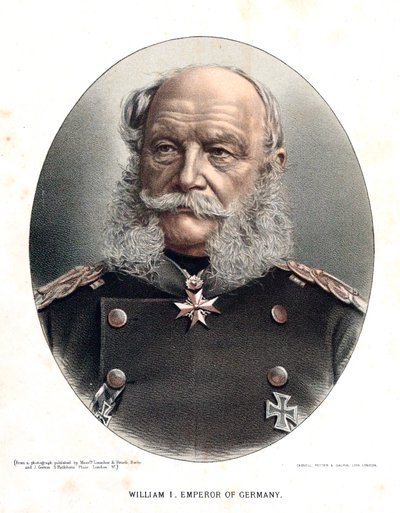 Guillermo I, Rey de Prusia y Emperador de Alemania, c1880 de Unbekannt