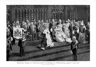 Guillermina de los Países Bajos, 1880-1962, 5 de julio de 1898 de Unbekannt
