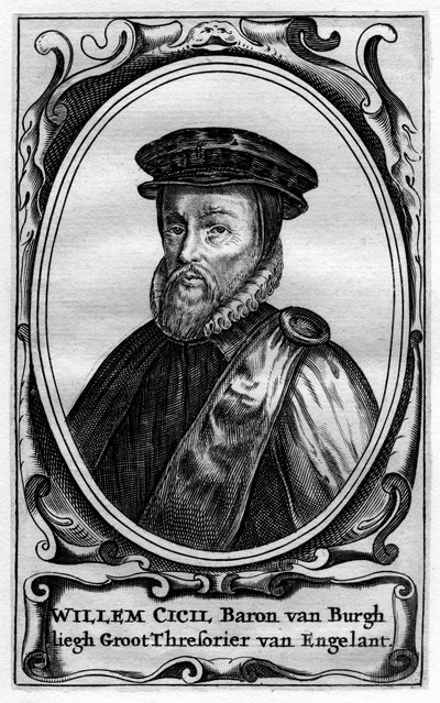 Willem Cecil, 1er Barón Burghley, estadista inglés del siglo XVI de Unbekannt