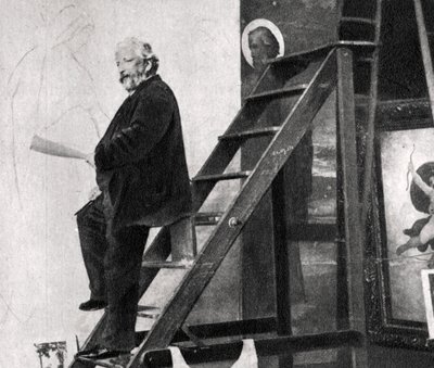 William-Adolphe Bouguereau, artista francés, 1900 de Unbekannt