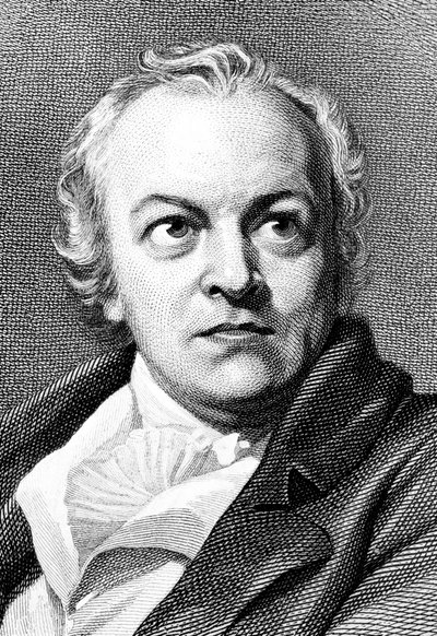 William Blake, poeta, pintor y grabador inglés de Unbekannt