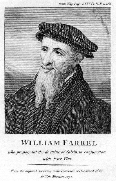 William Farel, evangelista francés del siglo XVI de Unbekannt