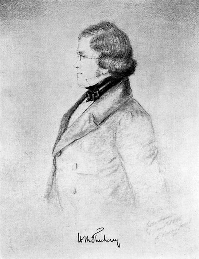 William Makepeace Thackeray, novelista anglo-indio, 1912 de Unbekannt