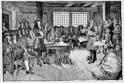 William Penn 1644-1718 Cuáquero inglés y colonialista, fundador de Pensilvania, 1682 de Unbekannt
