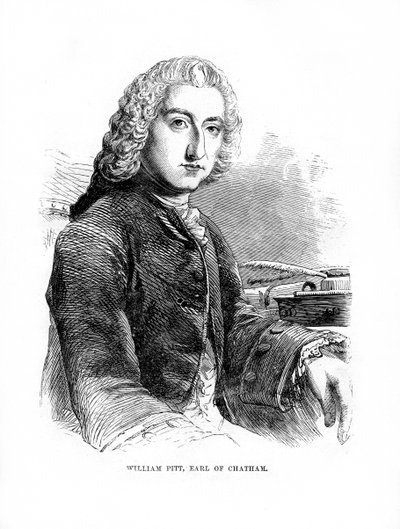 William Pitt, primer conde de Chatham, estadista whig británico, 1872 de Unbekannt