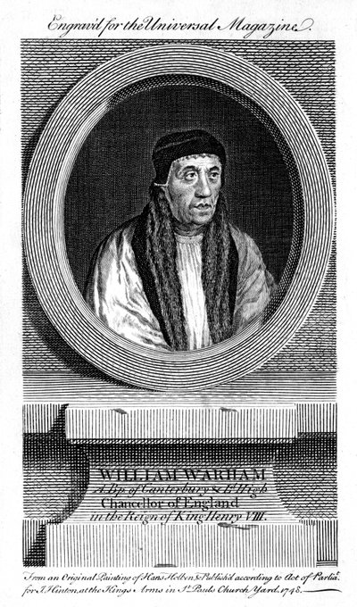 William Warham, Arzobispo de Canterbury, 1748 de Unbekannt