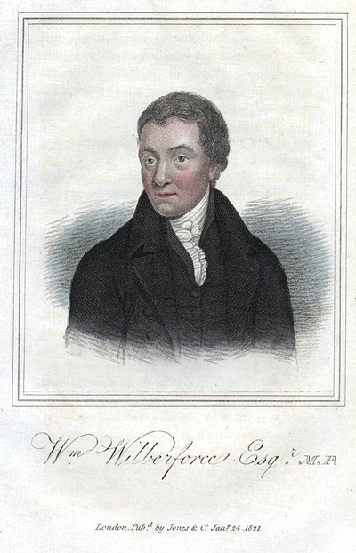 William Wilberforce, activista inglés contra la esclavitud, 1821 de Unbekannt