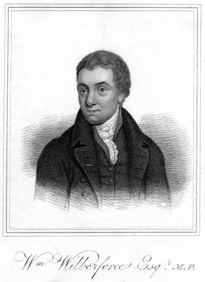William Wilberforce, filántropo, cristiano evangélico y activista contra la esclavitud, 1821 de Unbekannt