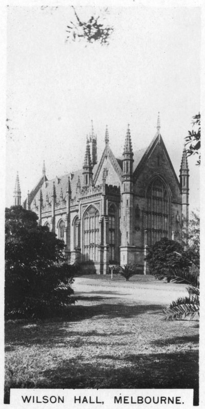Wilson Hall, Melbourne, Australia, 1928 de Unbekannt