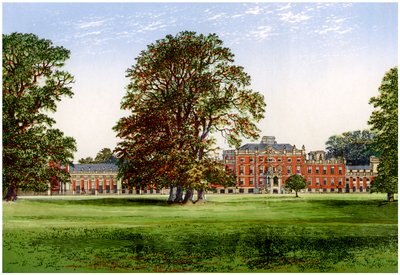Wimpole Hall, Cambridgeshire, hogar del Conde de Hardwicke, c1880 de Unbekannt