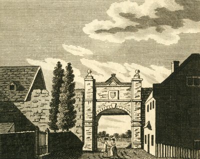 Puerta de Wincheap, en Canterbury, c1786 de Unbekannt