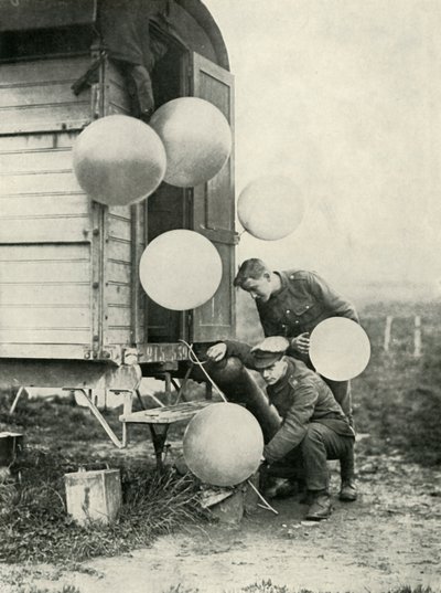 Informes de viento y clima para el ejército británico, 1919 de Unbekannt