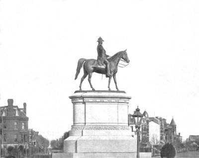 Estatua de Winfield Scott, Washington DC, EE.UU., c. 1900 de Unbekannt