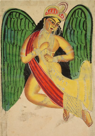Apsara Alada con un Cuerno de Unbekannt
