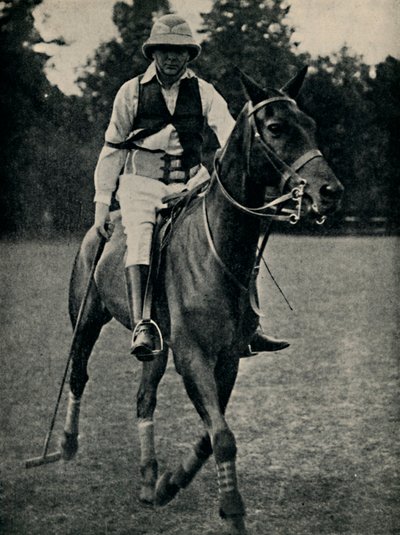 Winston Churchill jugando polo, 1920s, 1945 de Unbekannt