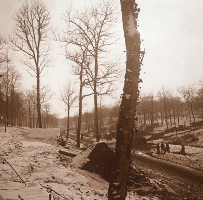 Invierno, Genicourt, norte de Francia, c. 1914-c. 1918 de Unbekannt