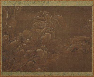 Paisaje invernal, dinastía Ming o Qing, siglo XV-XVIII de Unbekannt