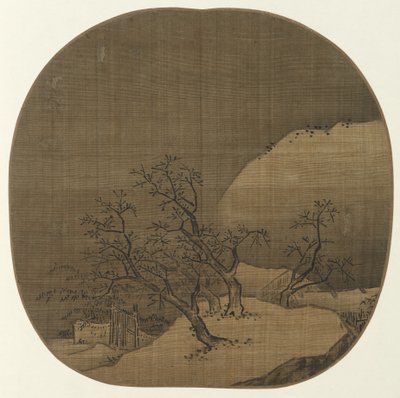Escena de invierno de Unbekannt