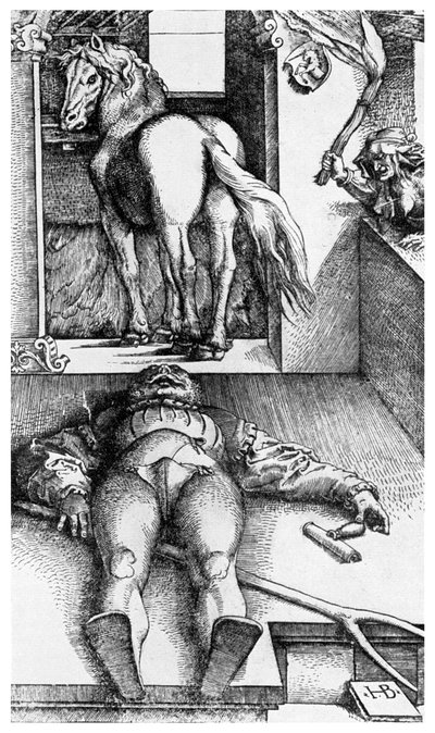 Caza de brujas: El novio embrujado, siglo XVI de Unbekannt