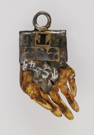Amuleto de pata de topo de bruja, siglo XVIII de Unbekannt