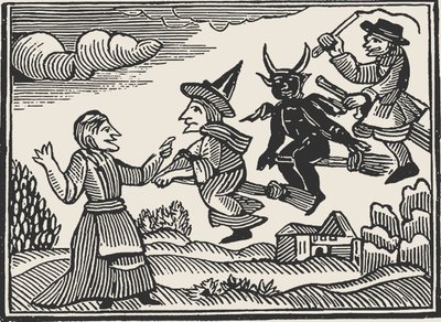 Brujas, de El Mundo Invisible por Cotton Mather, 1689 de Unbekannt