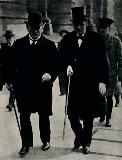 Con David Lloyd George, 1917, 1945 de Unbekannt