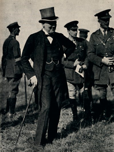 Con Sir Henry Wilson en el Rin, 1919, 1945 de Unbekannt