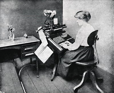 Operadora de Monotipo, 1917 de Unbekannt