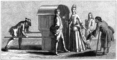 Mujer con traje de la época de Luis XIV, 1885 de Unbekannt